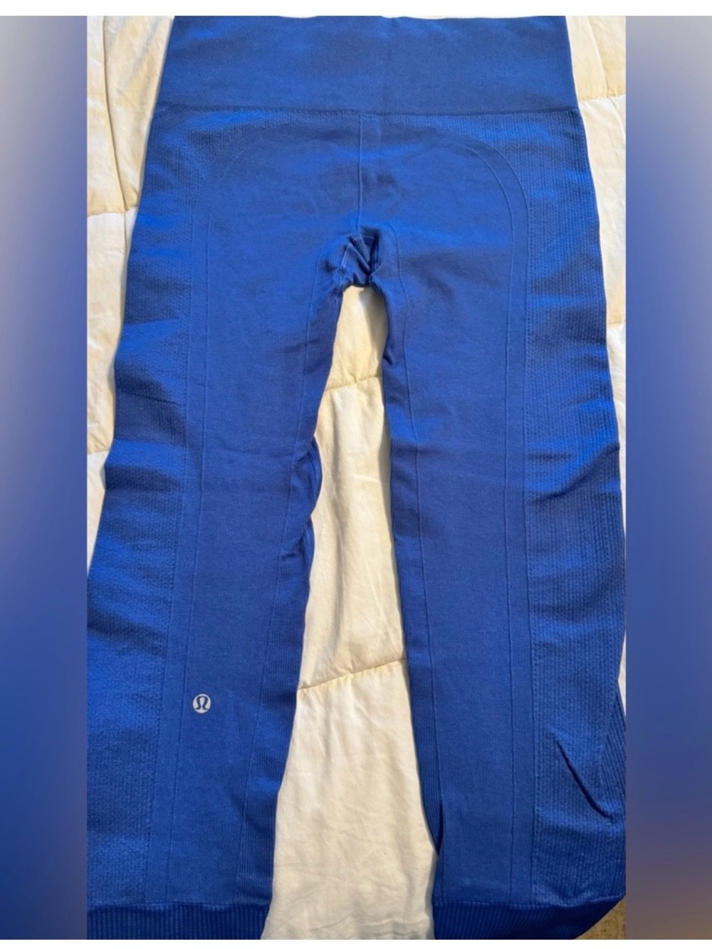 lululemon athletica Cobalt Blue High-Rise Seamless Capri Leggings